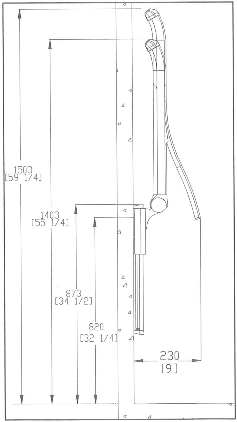 BRAZOS ABATIBLES SEGURIDAD BAÑO